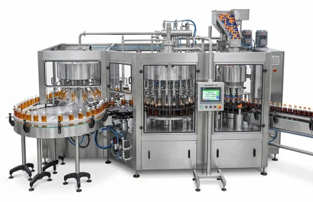 Automatic Carbonated Soft Drink Rinsing Filling Capping Machine