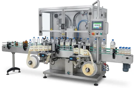 Automatic Double Side Sticker Labelling Machine