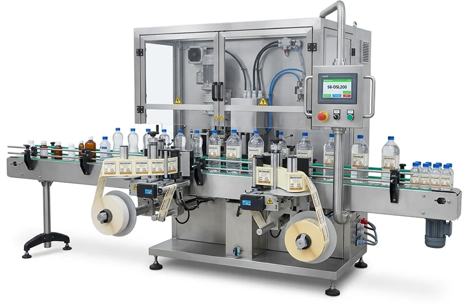 Automatic Double Side Sticker Labelling Machine