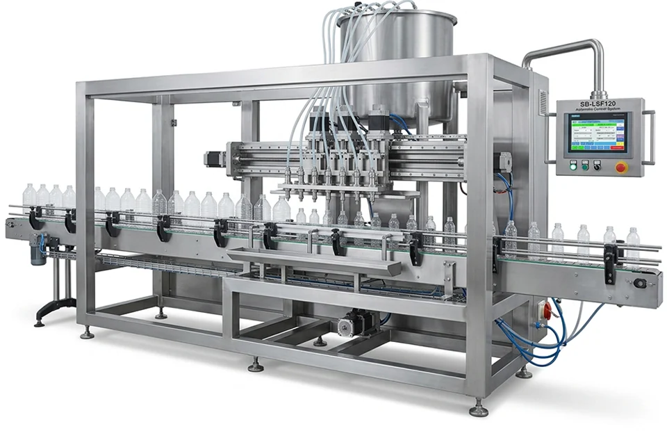 Automatic Linear Servo-Based Liquid Filling Machine