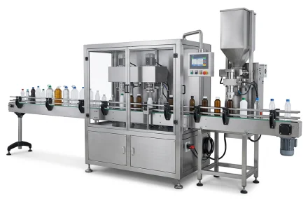 Automatic Linear Type Capping Machine