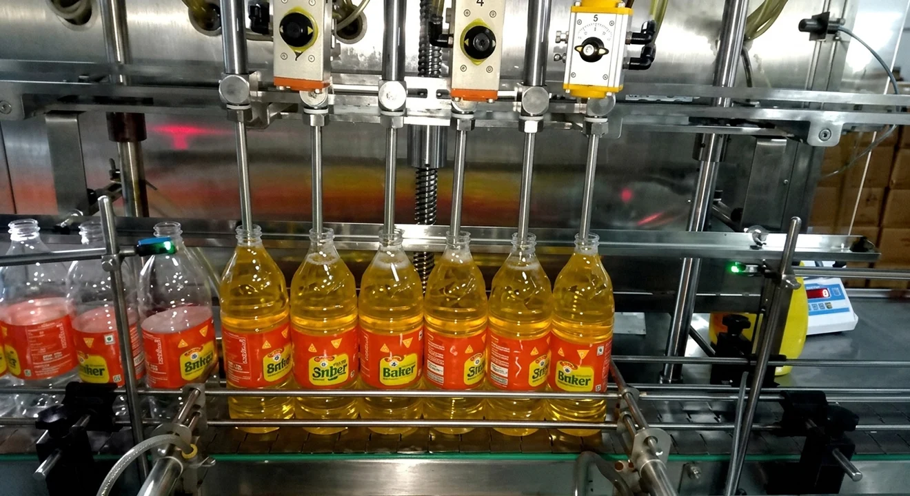 Fully Automatic Oil Filling Line System Machine