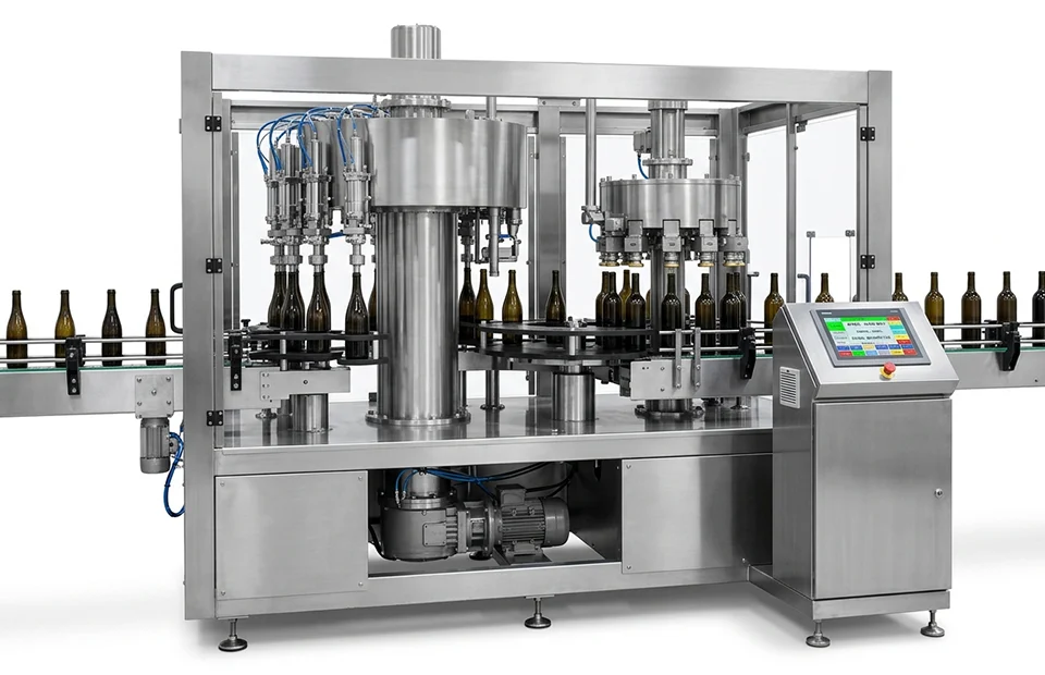 Automatic Rotary Carbonated Wine Filling and Capping Machine