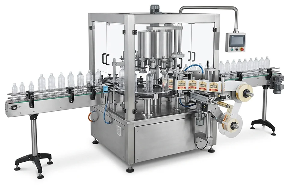 Automatic Rotary Sticker Labelling Machine