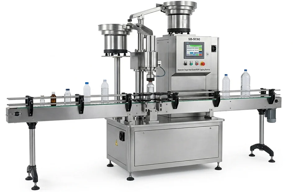 Automatic Single Head Screw/ROPP Capping Machine