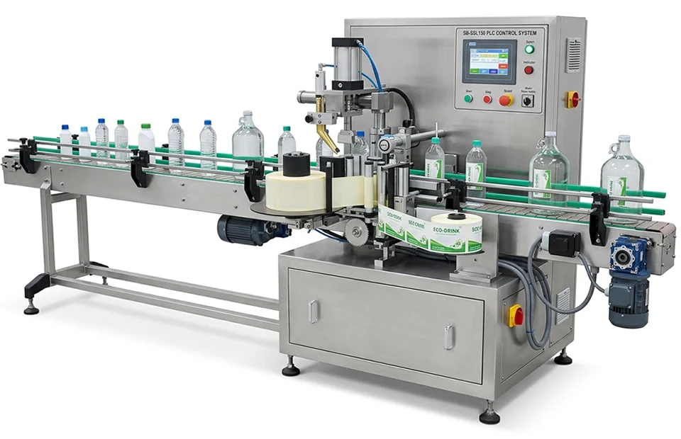 Automatic Single Side Sticker Labelling Machine