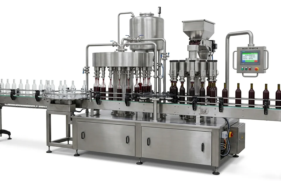 Automatic Steal Wine Filling Capping Machine