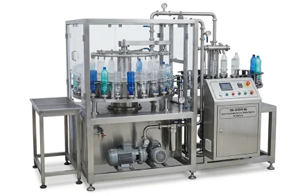 Semi-Automatic Rotary Bottle Washing Machine