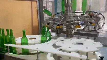 Automatic Glass Bottle Washing Filling Capping Line